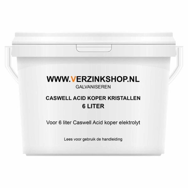 caswell acid koper kristallen 6 liter
