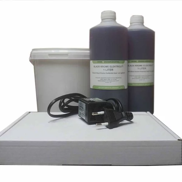 zwart chroom caswell black krome kit
