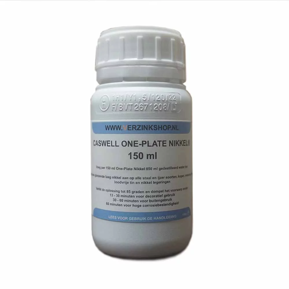 Caswell One Plate Nickel stroomloos vernikkelen