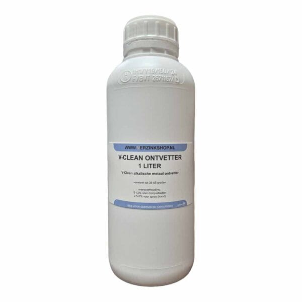 verzinkshop v-clean ontvetter metaal ontvetter